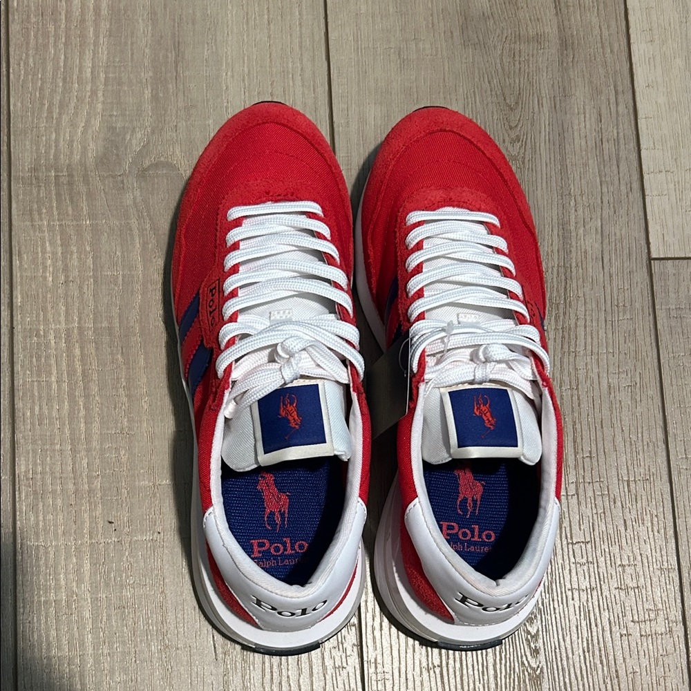 Polo by Ralph Lauren Red and Blue Men's Sneakers